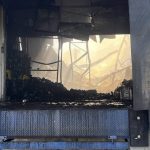 A Russian attack destroyed a YASNO warehouse containing equipment for solar power stations