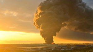 A major fire at the «Pivnichne Domodedovo» logistics complex»