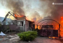 Ліквідація наслідків нічної атаки на Кривий Ріг