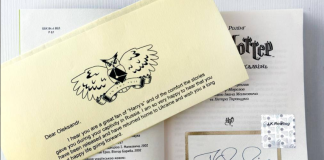 J.K. Rowling has shown her support for a Marine who retold *Harry Potter* whilst in captivity A letter and a signed book by J.K. Rowling for Alexander Ivanov, a Marine who was released from captivity