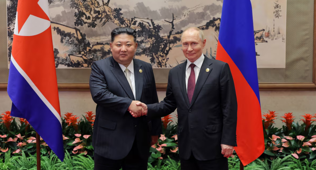 Кім Чен Ин і Володимир Путін