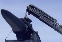 Українську балістичну ракету FP-9 показали в Данії Українська балістична ракета FP-9 на виставці у Данії