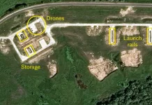 Пускова інфраструктура для російських далекобійних безпілотників