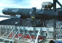 Launch of a jet-powered drone