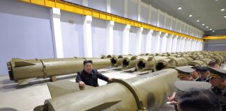 North Korean ballistic missile