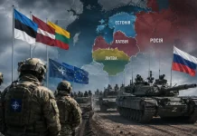 Росія може спробувати вторгнення в Балтію: чому США б’ють на сполох Війська НАТО та Росії на тлі карти країн Балтії