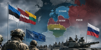 Росія може спробувати вторгнення в Балтію: чому США б’ють на сполох Війська НАТО та Росії на тлі карти країн Балтії