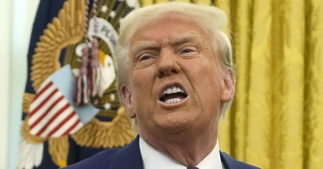 Donald Trump on Oman Donald Trump during a public speech