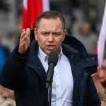Navrotsky spoke out against red-and-black flags in Poland