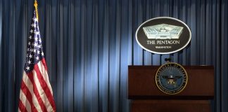 The Pentagon has given defence companies 21 days to draw up plans to increase arms production The Pentagon’s briefing room in Washington