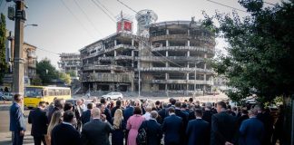 Учасники Наради послів-2026 під час відвідання Лук’янівки в Києві