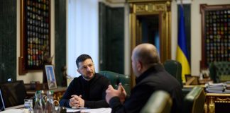 Rustem Umerov and Volodymyr Zelenskyy