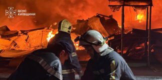 Знищений логістичний склад в Київській області
