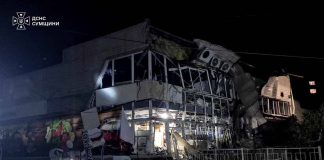 Russia launched eight KAB missiles at Sumy: 13 people injured The aftermath of the KAB strikes on Sumy on 6 August 2026