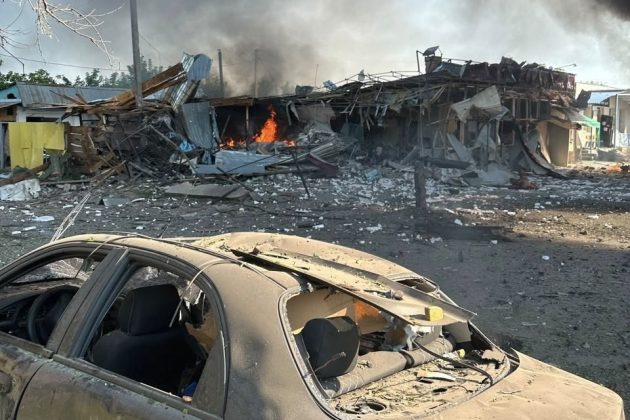 Наслідки російського удару по Печенігах на Харківщині