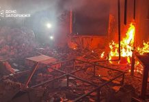 Росія вночі атакувала Запоріжжя: загинув чоловік, є поранені Пожежа та руйнування після атаки БпЛА на Запоріжжя