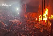 Росія вночі атакувала Запоріжжя: загинув чоловік, є поранені Пожежа та руйнування після атаки БпЛА на Запоріжжя