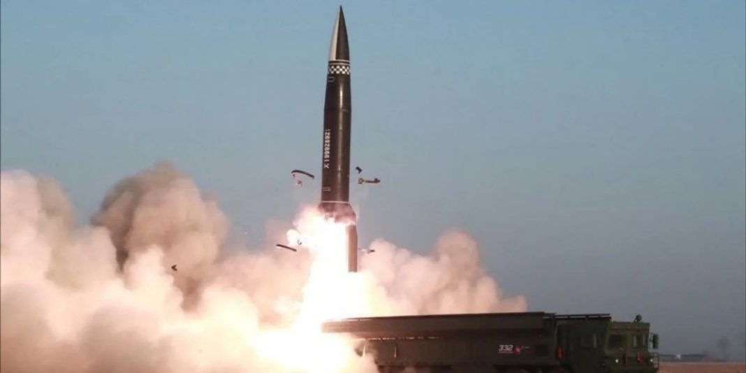 North Korean ballistic missile launcher