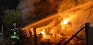 Реактивний дрон РФ атакував Харків: постраждали 8 людей Пожежа у Харкові після удару російського реактивного дрона