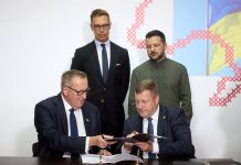 «Генерал Черешня» і Patria домовилися про виробництво дронів у Фінляндії Patria та «Генерал Черешня», підписання угоди