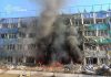 Russia attacked the Mondelez factory in Trostyanets: five people were injured The Mondelez factory in Trostyanets, damaged by a Russian attack