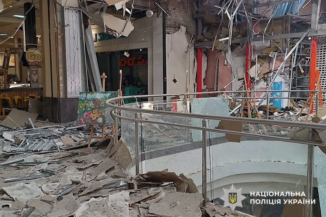 A facility in the Dnipropetrovsk region damaged as a result of a Russian attack