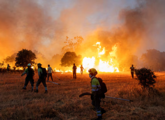 Fires in Spain