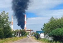 Пожежа на Комсомольському НПЗ у Хабаровському краї