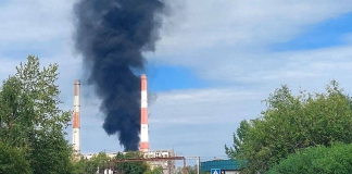 Великий НПЗ «Роснефти» загорівся на Далекому Сході РФ Пожежа на Комсомольському НПЗ у Хабаровському краї
