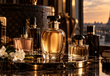 Louis Vuitton за межами моди: як парфумерія стала частиною ДНК luxury-бренду Розкішні парфуми на тлі Парижа та Ейфелевої вежі