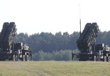 Launch unit of the Patriot air defence missile system