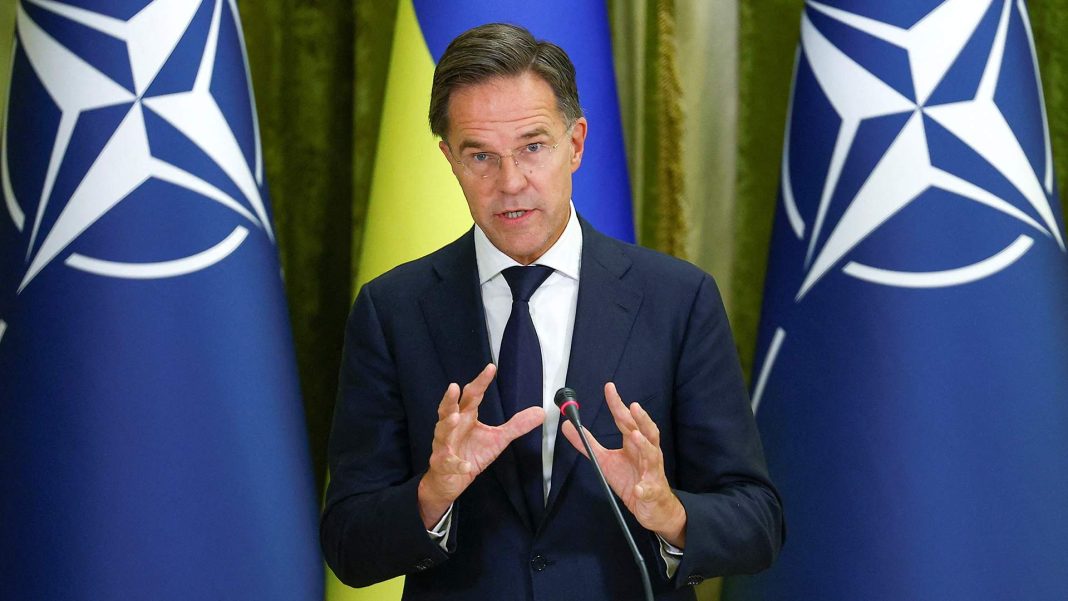 Mark Rutte, Secretary-General of NATO NATO Secretary-General Mark Rutte during a press conference