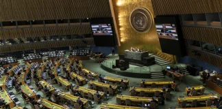 Шість головних підсумків Генасамблеї ООН: від України до ризиків ШІ Засідання Генеральної Асамблеї ООН у штаб-квартирі в Нью-Йорку