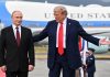 Команда Трампа готує економічне зближення з Росією ще до миру Дональд Трамп і Володимир Путін під час зустрічі