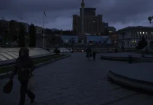 Kyiv during the blackout