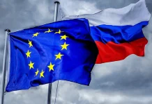 ЄС не погодив продовження персональних санкцій проти Росії Прапори Європейського Союзу та РФ