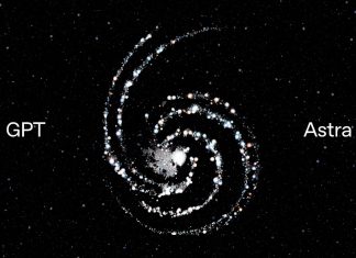Anthropic готує відповідь GPT-6 Astra: нова AI-модель уже на підході GPT-6 Astra від OpenAI на тлі абстрактної AI-візуалізації