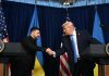 Зеленського немає у графіку Трампа на Генасамблеї ООН Володимир Зеленський і Дональд Трамп під час зустрічі