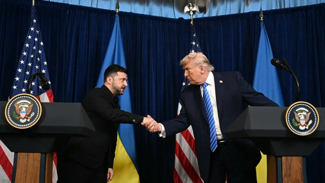 Володимир Зеленський і Дональд Трамп під час зустрічі