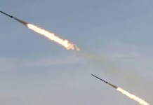 Russian missile launches during military exercises