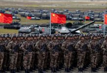 China has amended its defence mobilisation law for the first time since 2010 The Chinese military during exercises