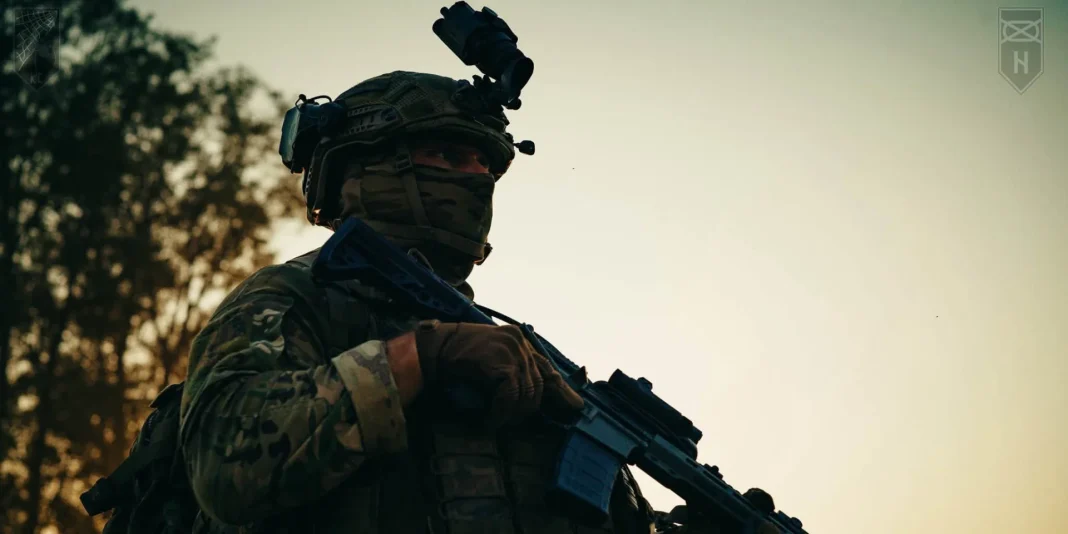 Ukrainian military personnel during Operation «Vivaldi» Ukrainian troops in the Lyman sector during Operation «Vivaldi»