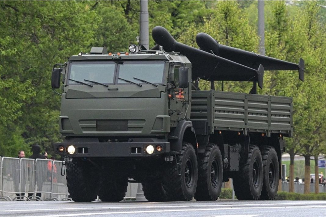 Установка для запуску БпЛА Установка для запуску російських безпілотників