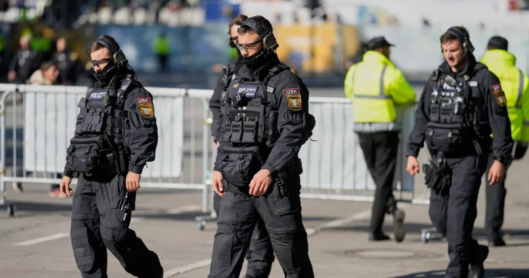 German police Officers of the German Federal Police