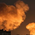 Біля Гостомеля повідомили про масштабну пожежу після атаки РФ