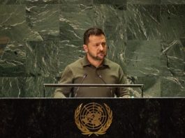 Зеленський заявив про майже 249 тисяч втрат Росії за вісім місяців Володимир Зеленський виступає на Генеральній Асамблеї ООН