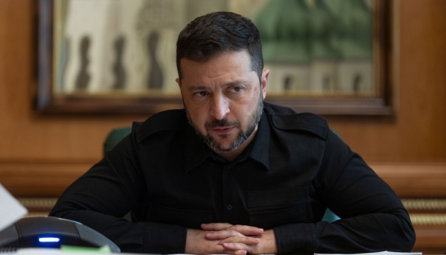 Volodymyr Zelenskyy during a press conference in Calgary Volodymyr Zelenskyy during a press conference in Calgary