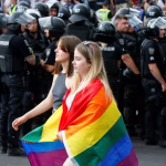 The KharkivPride march is taking place in Kharkiv