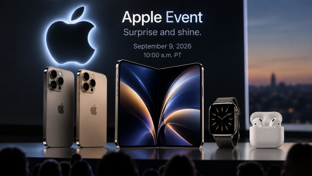 Apple Event Apple Event 2026 — launch of the new iPhone and the foldable iPhone