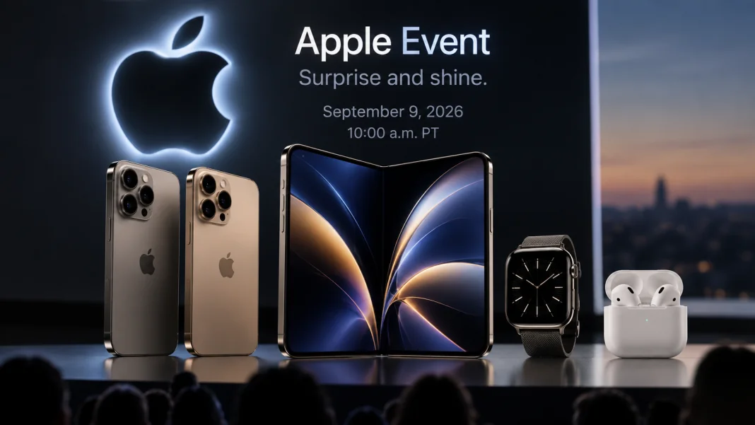 Apple Event 2026 — презентація нового iPhone та складаного iPhone